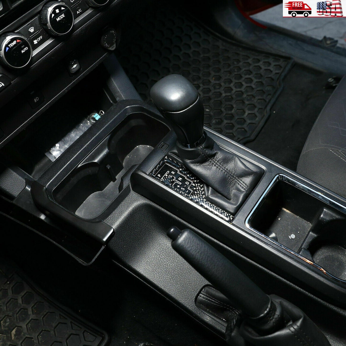 2-Piece Under for Seat Air Socket Protection Dust Cover for Tundra 2022-23- v