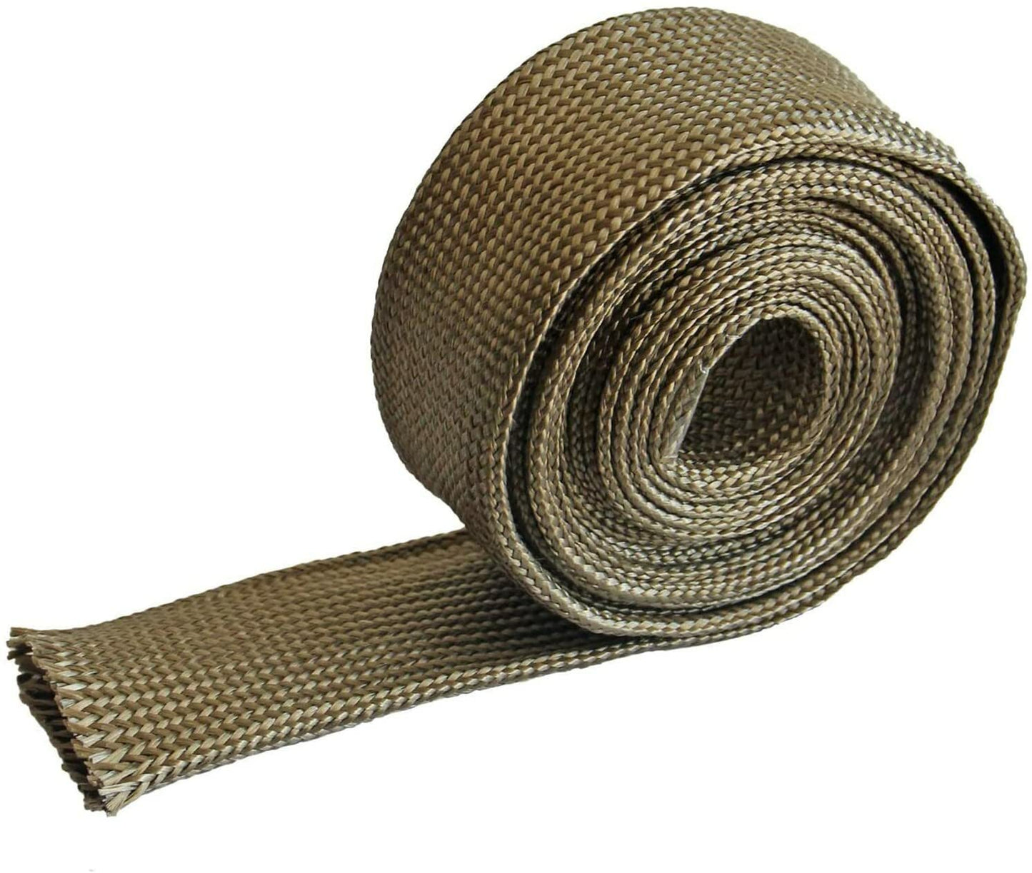 10-foot heat hose fiberglass-wrapped sheath for electrical wiring and fuel line insulation