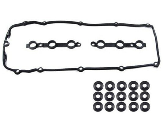 Valve cover gasket kit with 15 bolt seals suitable for E39 E46 E53 E60 E83 325i 330i - n