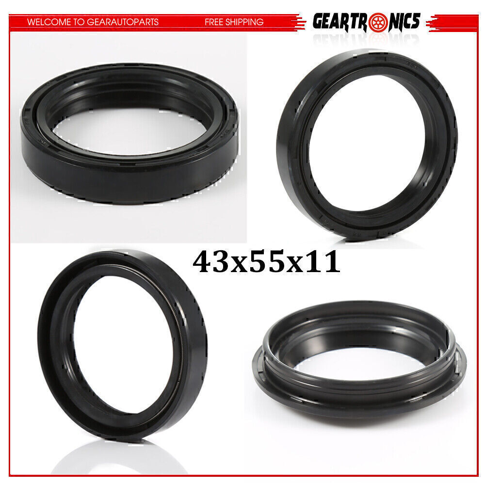Front Fork Damper Shock Absorber Fork Dust And Oil Seal For Motorcycle US