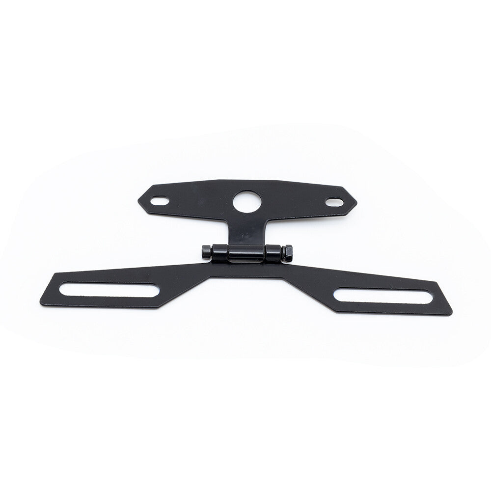 Adjustable Motorcycle Folding License Plate Holder Tail Rear Light Bracket Mount Q