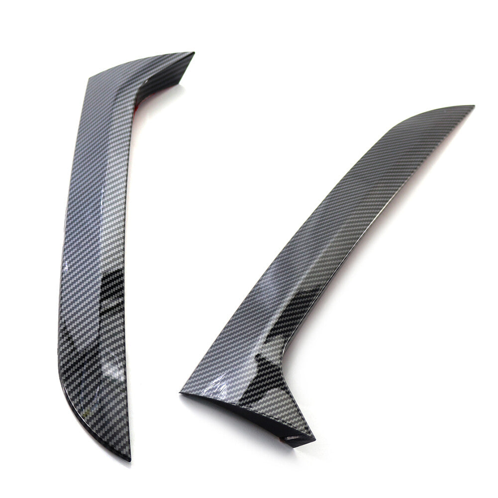 2x Rear Window Side Spoiler Canard Splitter Trim for VW for Tiguan MK1 2007-2016