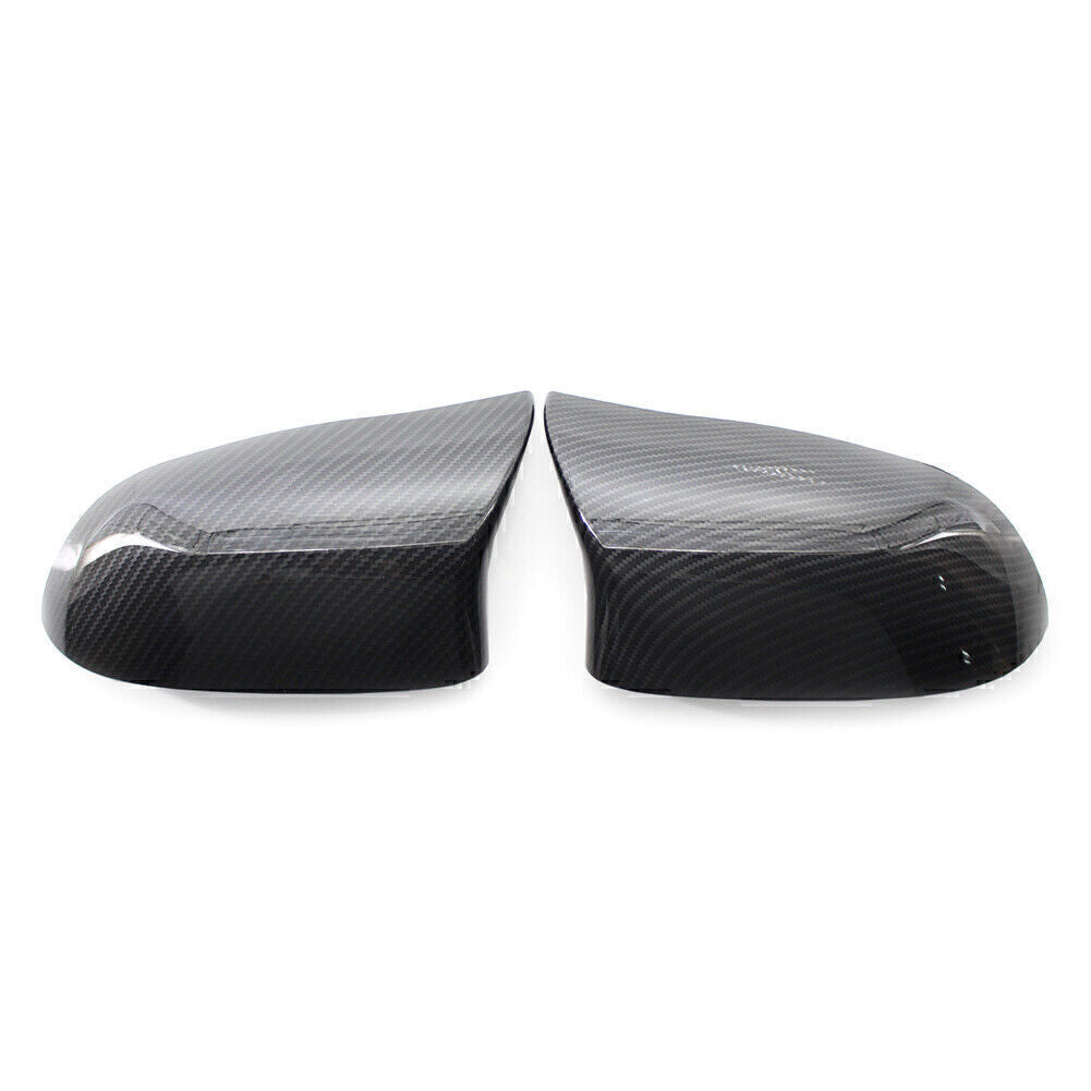 Rear View Mirror Cover Trim Decor Carbon Fiber for BMW X5 F15 X6 F16 2014-2018