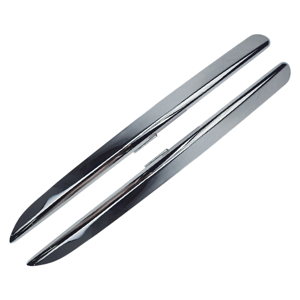 2Pcs Front Bumper Eyeline Trim Garnish Chrome Left+Right For 2011-2016 Sportage