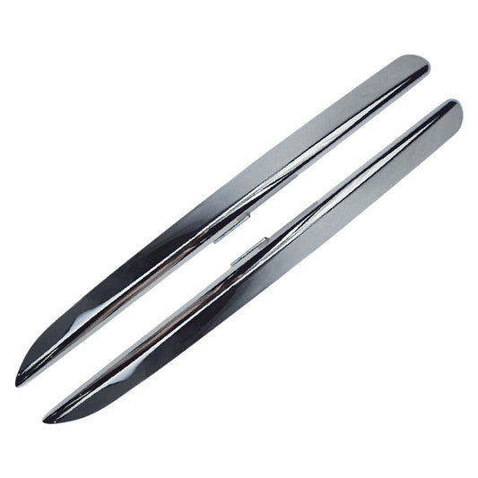 2Pcs Front Bumper Eyeline Trim Garnish Chrome Left+Right For 2011-2016 Sportage