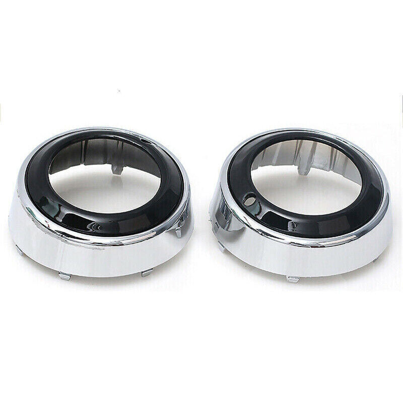 1 Pair For Outlander 2008-2012 Front Fog Lights Holes Covers Frame v