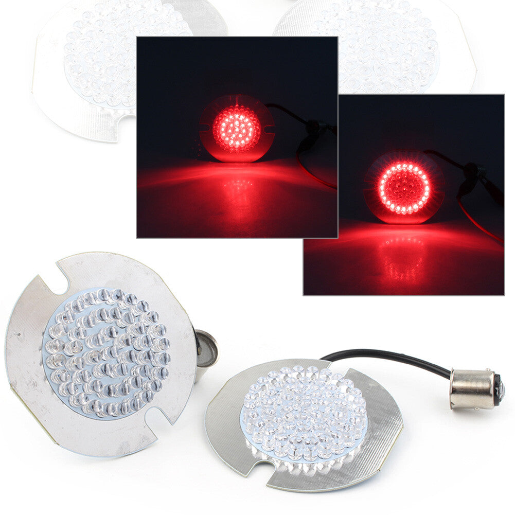 1157 LED Turn Signal Light Indicator Inserts for Harley Electra/Ultra/Road Glide Q