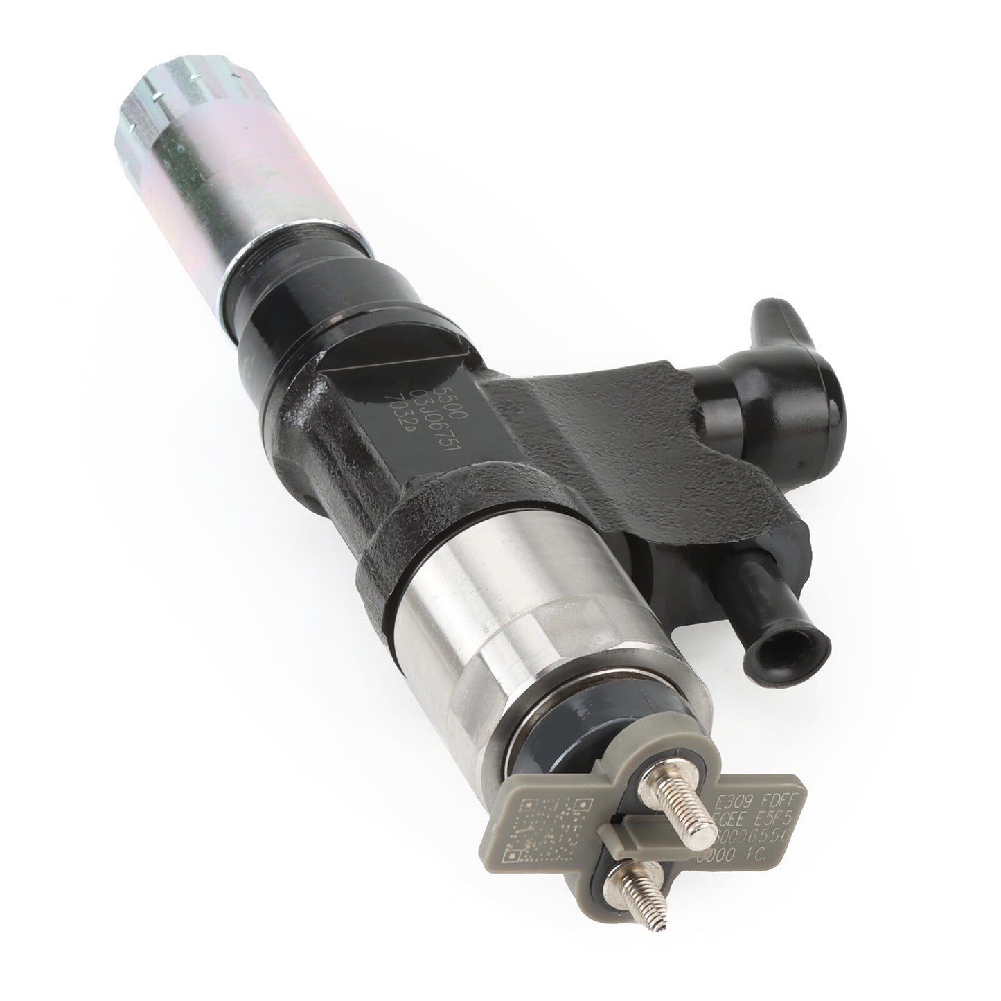 1x 095000-5504 095000-5500 Standard Black Fuel Injector for Isuzu 4HL1 and 6HL1 Engines - n