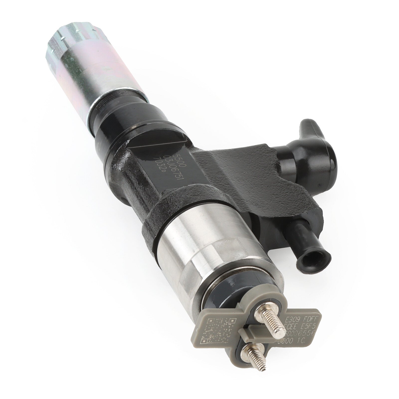 1x 095000-5504 095000-5500 Standard Black Fuel Injector for Isuzu 4HL1 and 6HL1 Engines - n