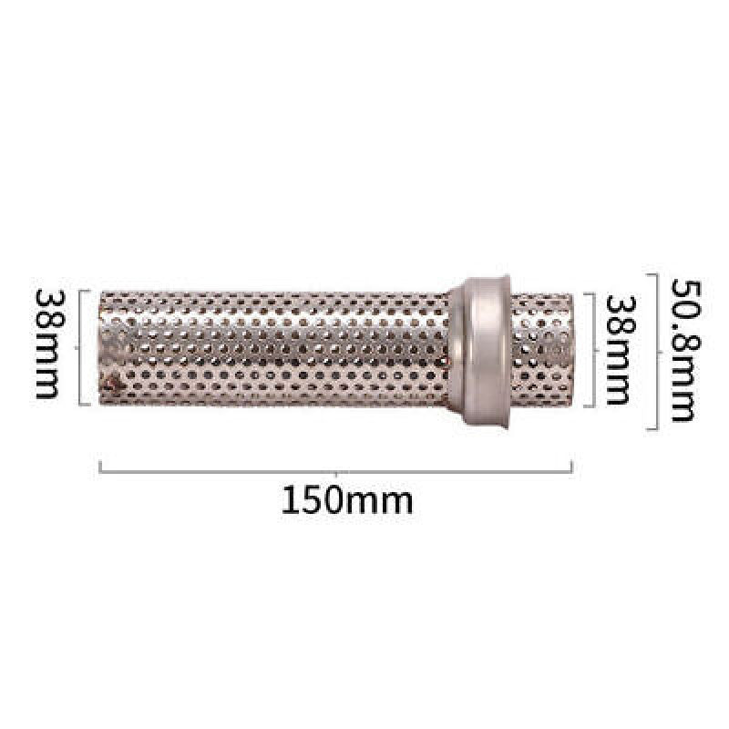 Motorcycle Exhaust Pipe Insert Muffler 51mm Tail Tip Vent Pipe Baffle Silencer