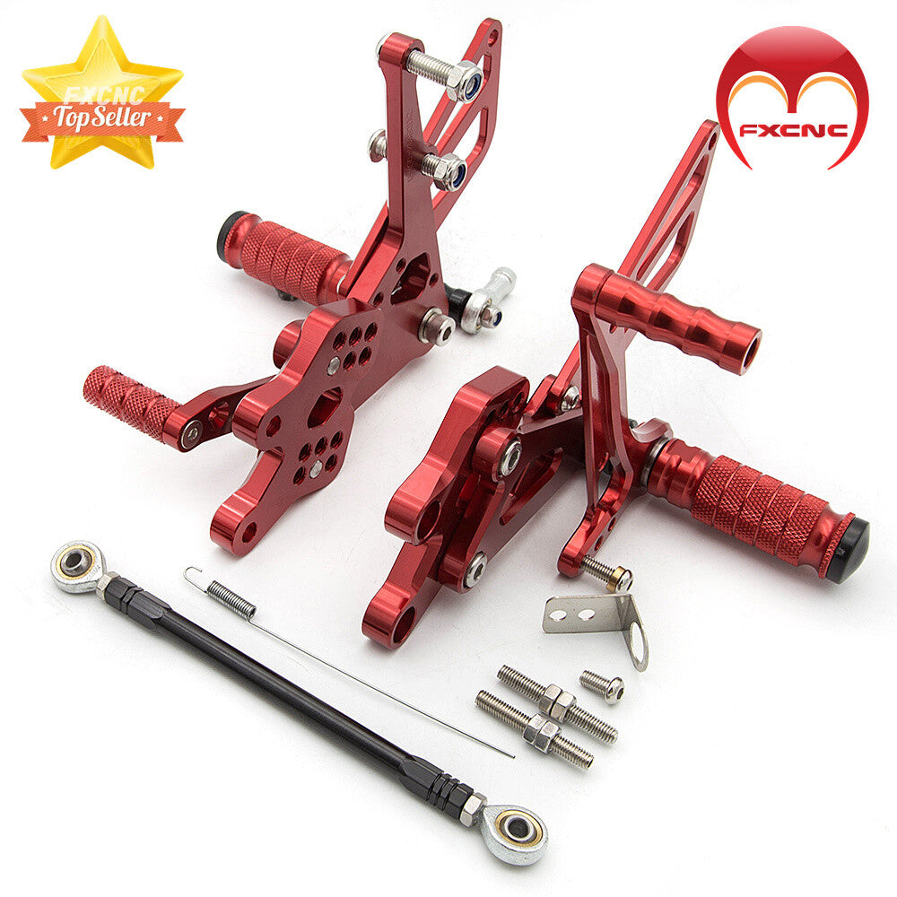 Suitable for Kawasaki ZX10R 2004-2005 CNC adjustable gear footstool, foot spikes, and pedals (GP-).
