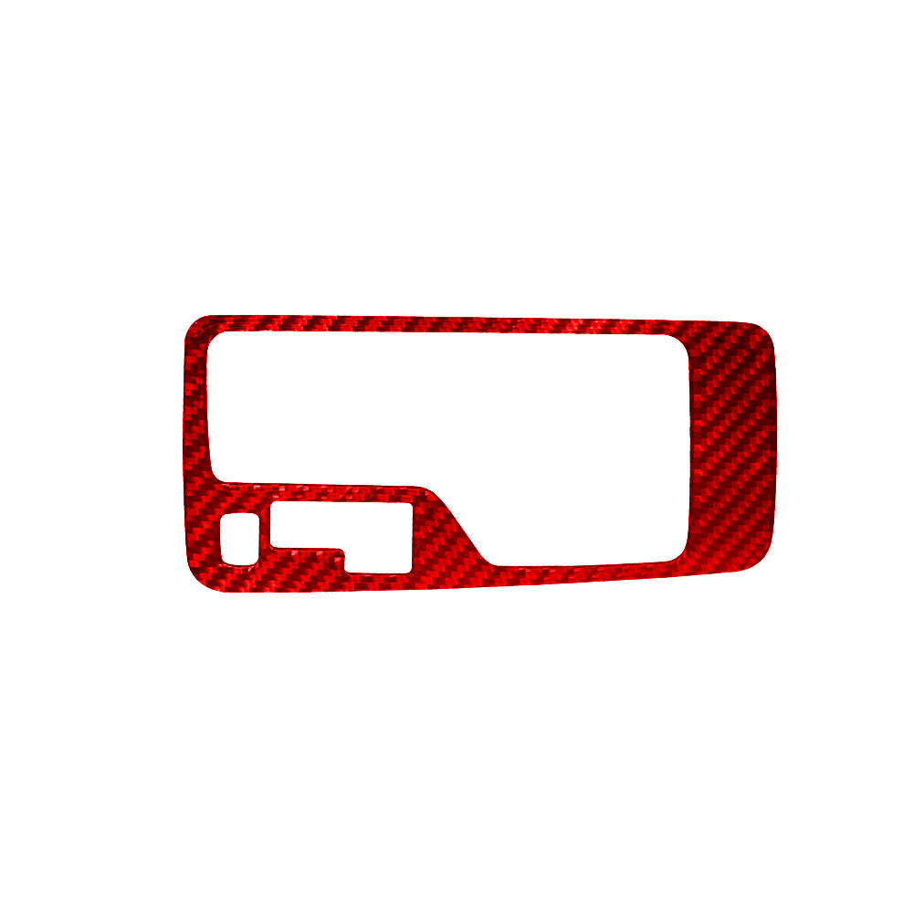 2Pcs Red Carbon Fiber Climate Radio Control Cover Trim for Honda S2000 2004-2009 v
