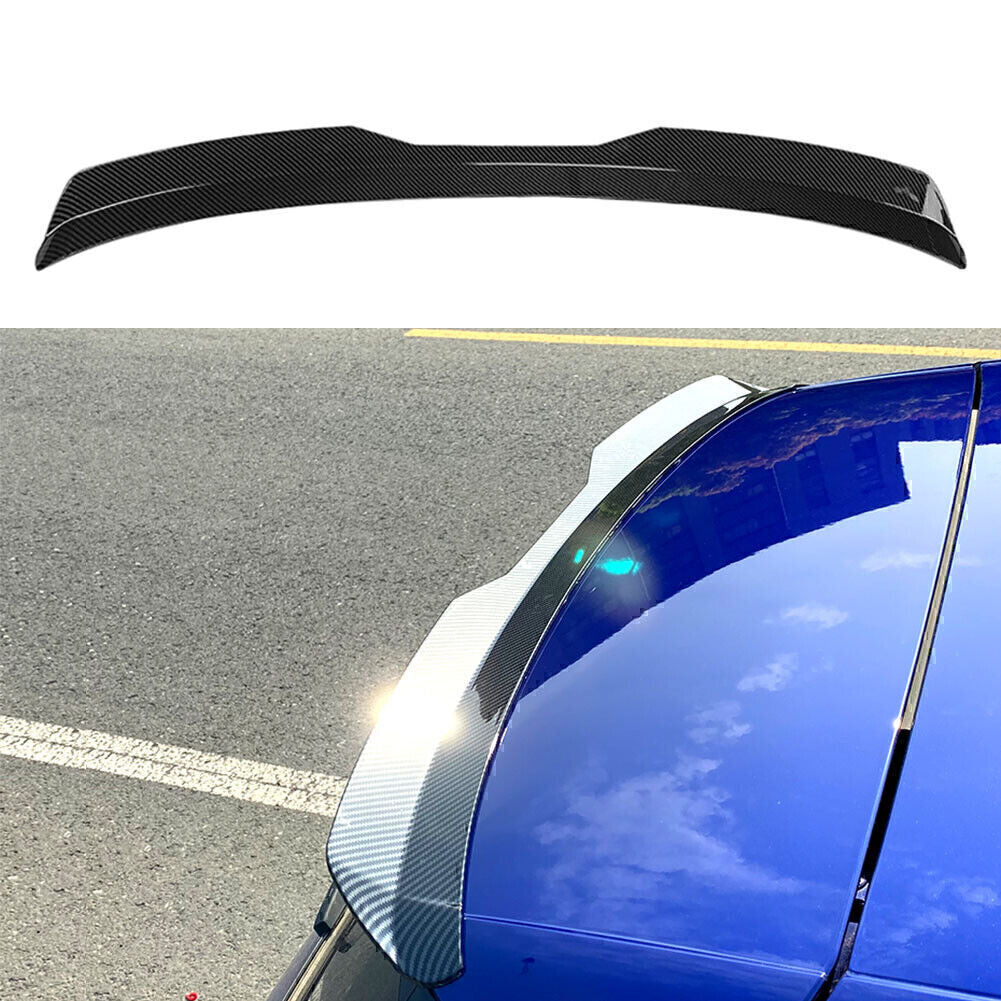 Carbon Look Rear Roof Spoiler Window Wing Fit for VW for VW for Golf 8 MK8 2020 2021 Q