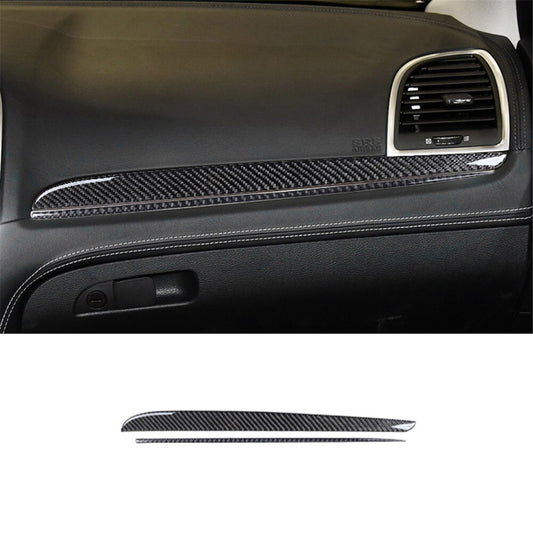 Passenger Dashboard Trim Strip Panel Carbon Fiber for Chrysler 300 2015-2017