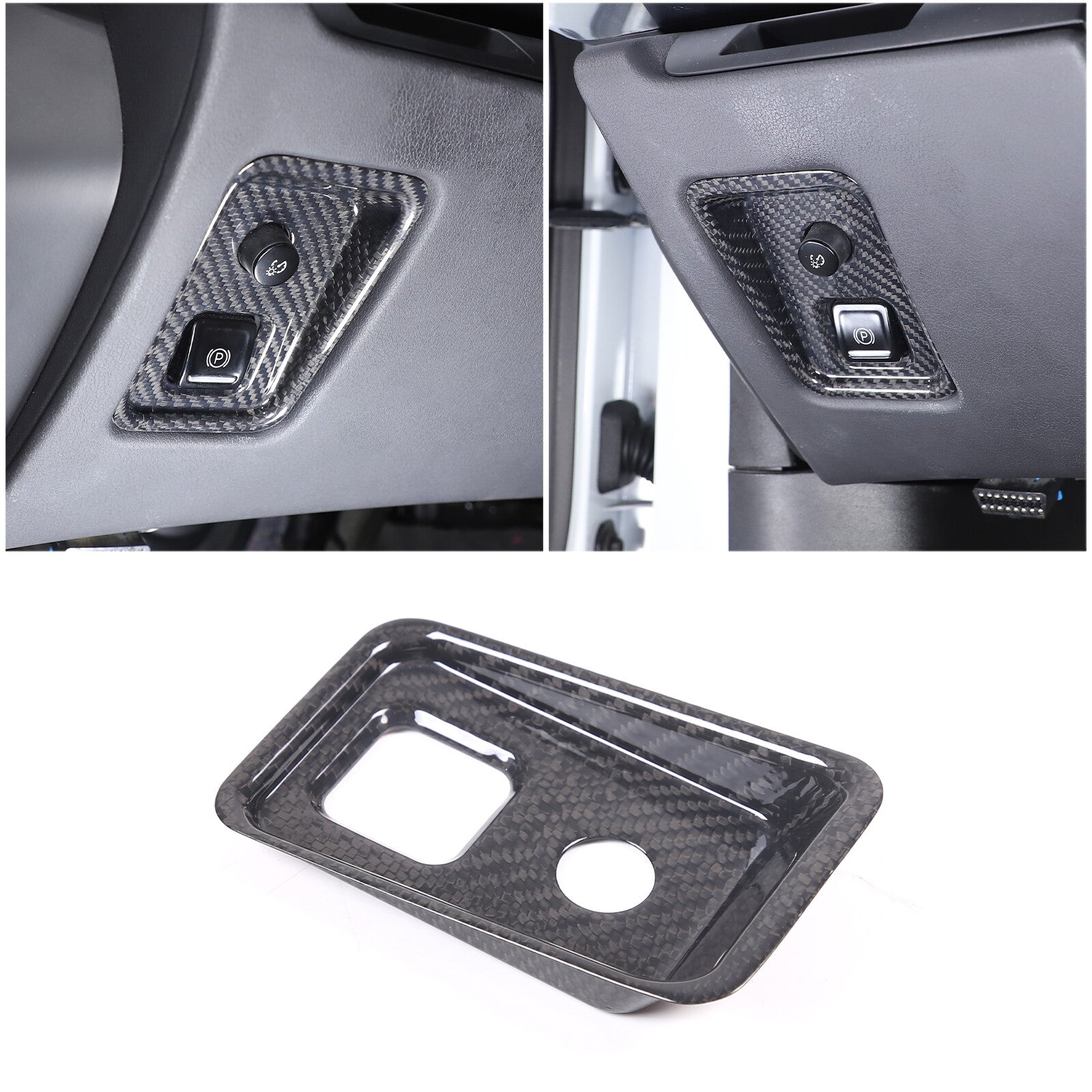 Red Carbon Fiber Center Console Vent Frame for Infiniti G37 2007-2013- v
