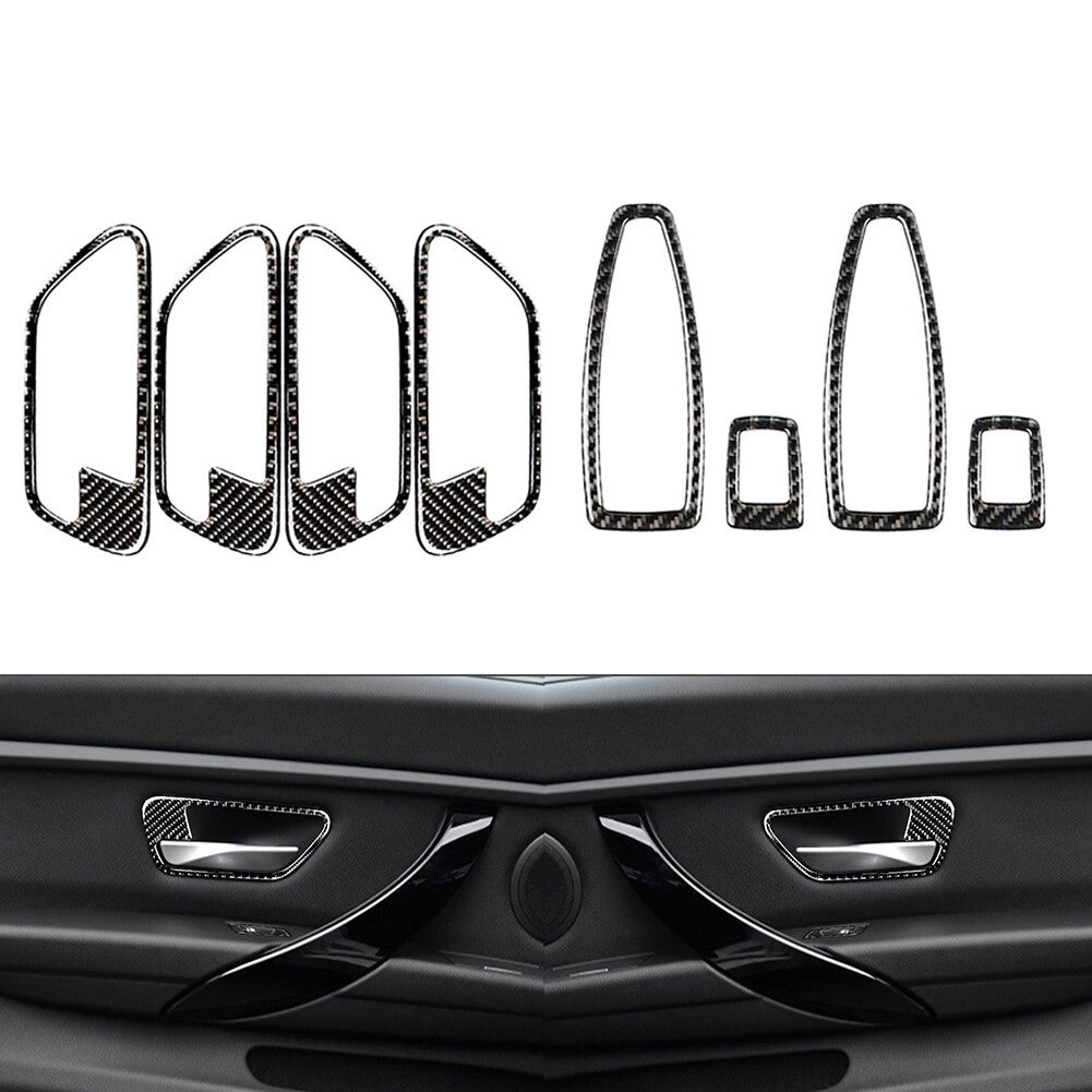 8 Pcs Car Door Panel Interior Trim for BMW 3 Series F30 GT F34 2013-2019