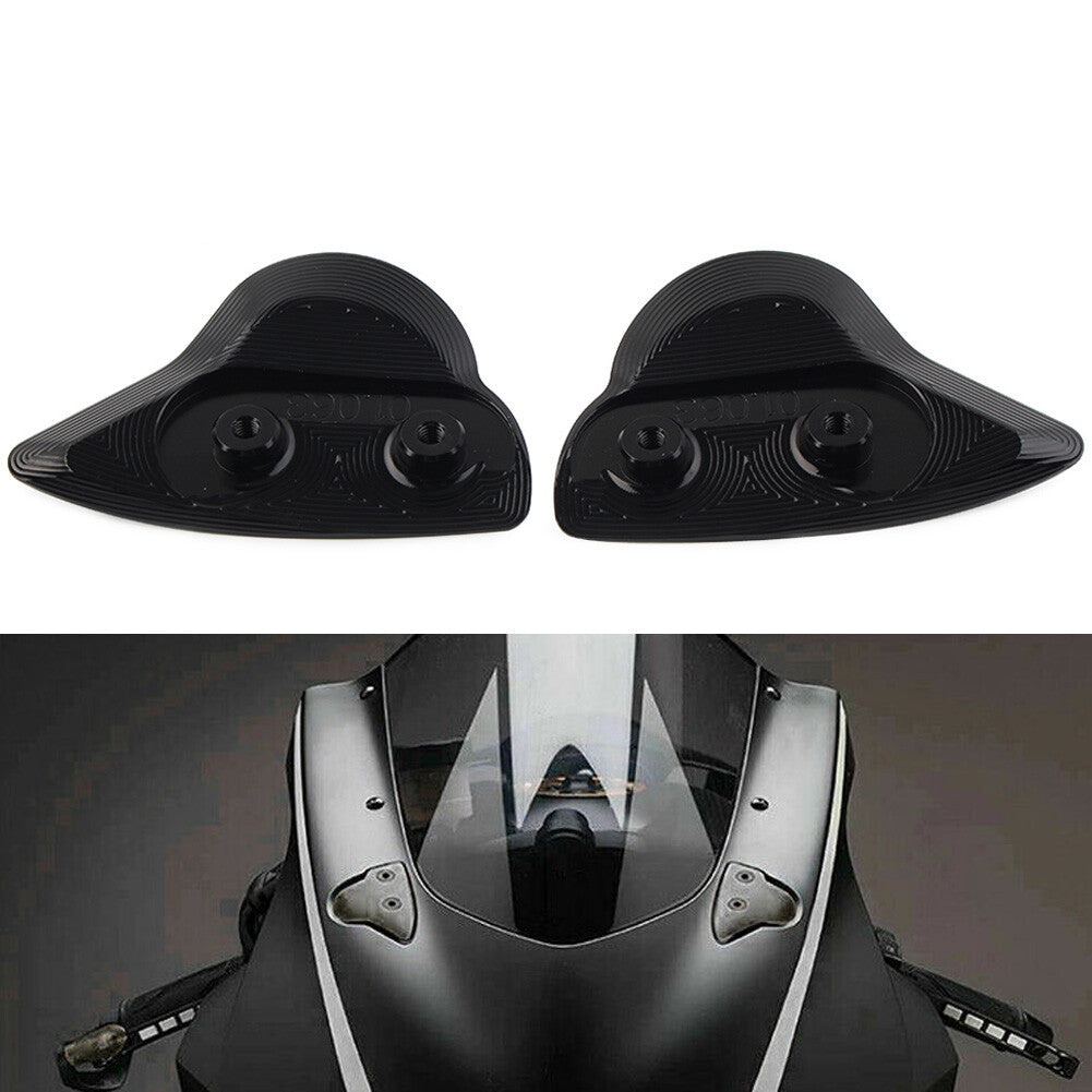 Rearview Mirror Block Off Base Plates Cover for Yamaha YZF-R6 YZFR6 2017-2022