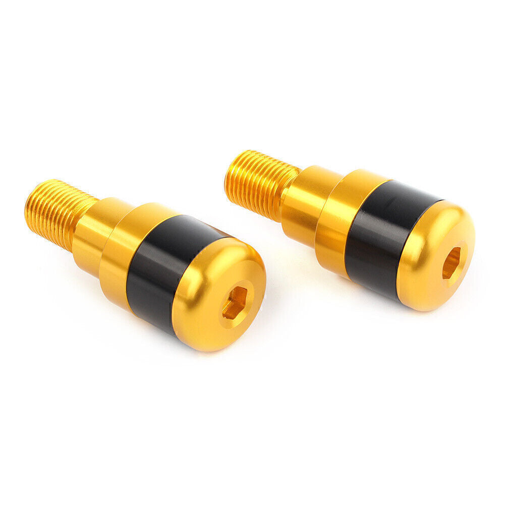 Motorcycle Handle Bar End 7/8¡± Handgrip Plugs for Yamaha MT-07 MT-09 MT-10 Gold Q