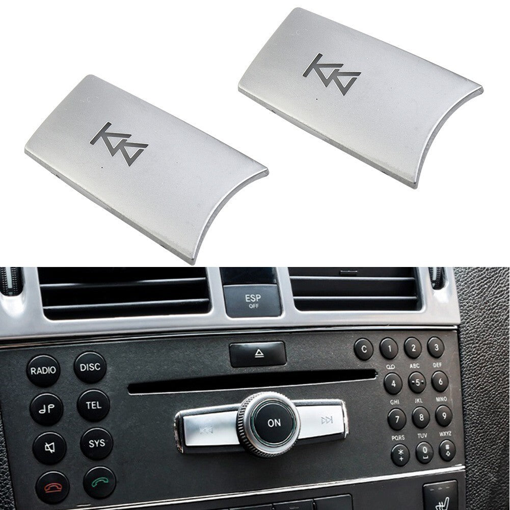 W204 W212 Button Covers Volume Parts Accessories Silver Button Sequins v