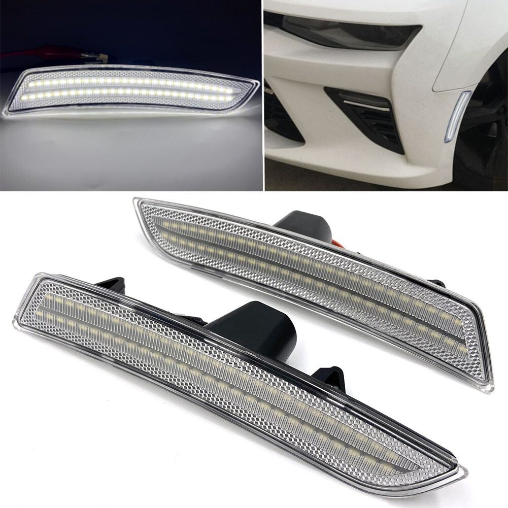 Clear Lens LED Side Marker Lights for for CaDillac C TS for ATS with No Error