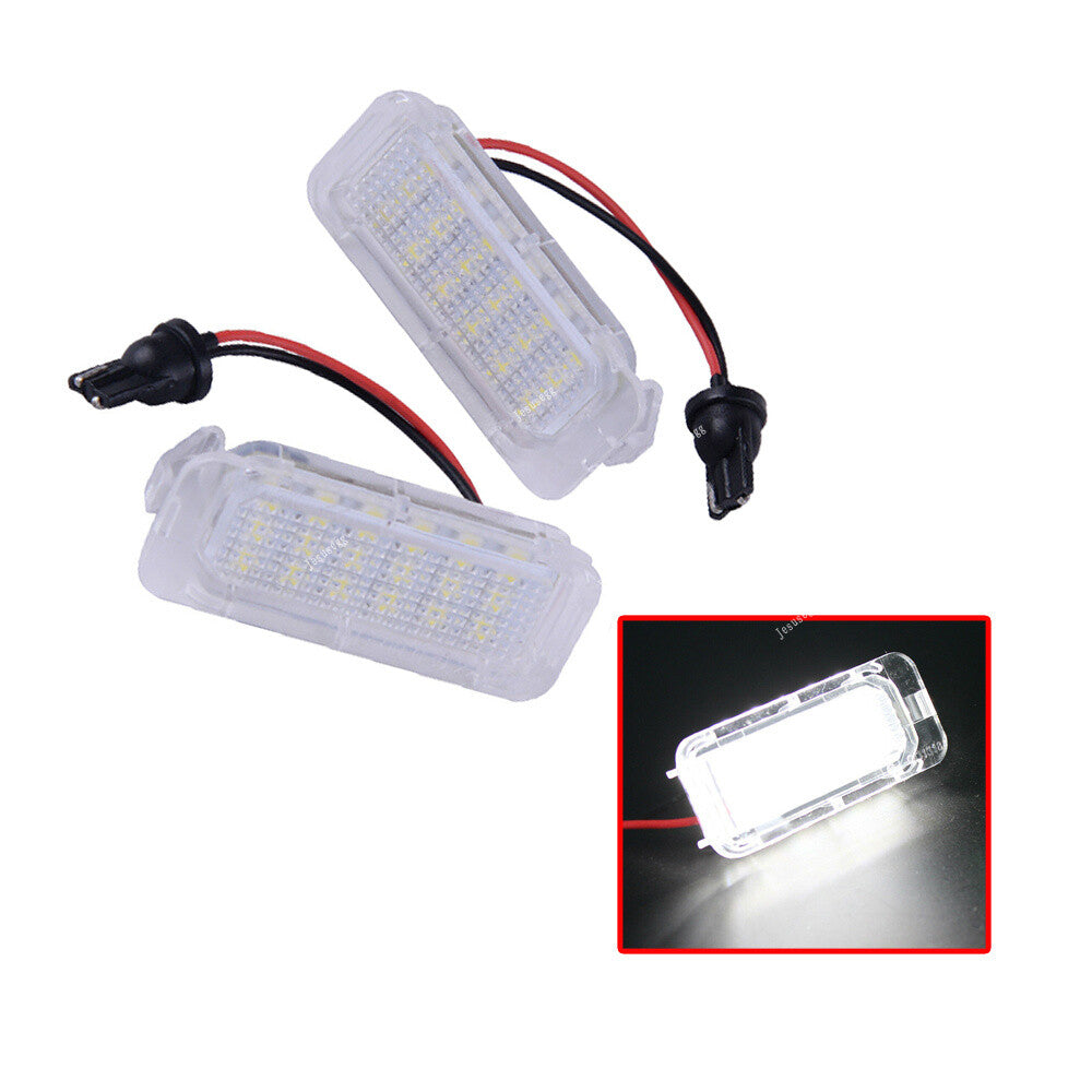 Pair Car LED Number License Plate Light Lamp Fit for Ford Focus Mondeo 2008-2015 Q
