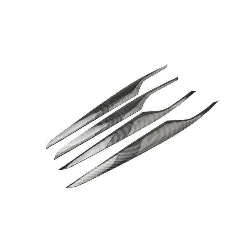 For 5 G30 M5 2017-2023 ABS Carbon Inner Door Panel Cover Trim 4pcs B n