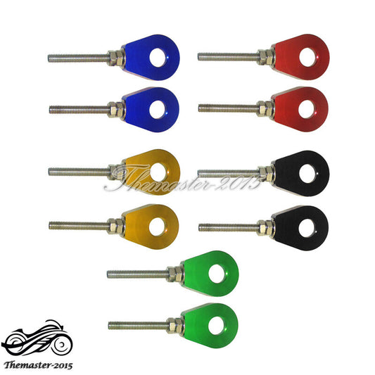 Billet Aluminum Chain Adjusters for Honda CRF50 CRF70 CRF125 Z50J Monkey Bike Q