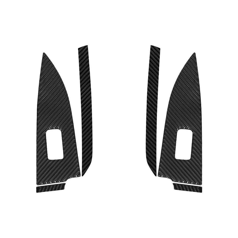 Carbon Fiber Rear Door Window Control Cover for Subaru Legacy Outback 2010-2014