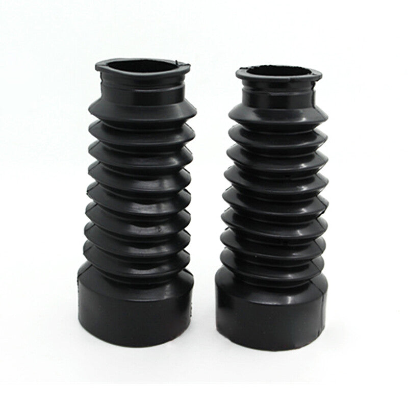 2PCS 140mm Motorcycle Fork Dustproof Rubber Cover Gaiters Boots Waterproof Part v
