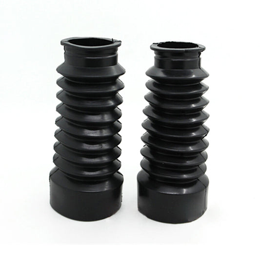 2PCS 140mm Motorcycle Fork Dustproof Rubber Cover Gaiters Boots Waterproof Part v