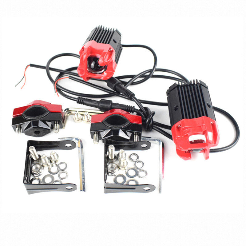 Motorcycle LED driver fog lights, car high beam spotlights 13800lm waterproof - n