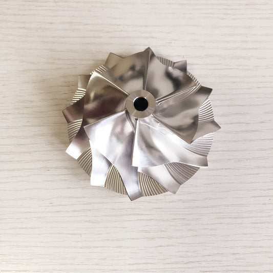 HX40 59.95/86.01 mm 6+6 Blade High-Performance Turbine Billet Compressor Wheel