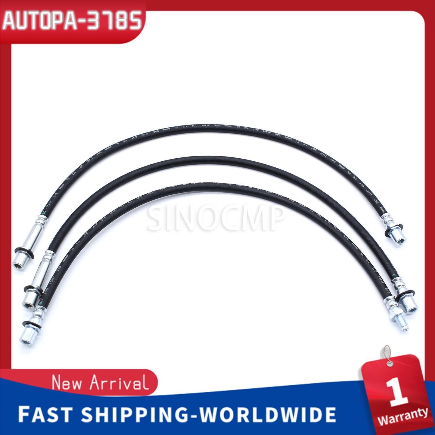 Extended Brake Line Hose Kit for Hilux LN106 LN46 LN65 LN60 RN105 YN65 YN67 NEW