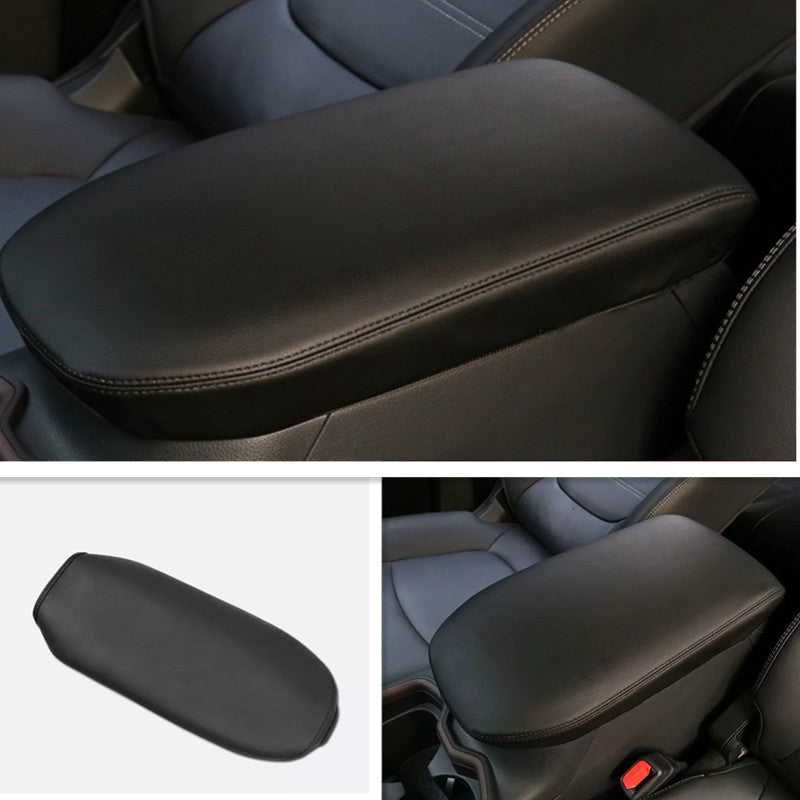 For 2019-2023 for Toyota RAV4 Armrest Box PU Leather Cushion Cover 1pcs