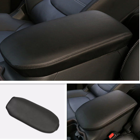 For 2019-2023 for Toyota RAV4 Armrest Box PU Leather Cushion Cover 1pcs