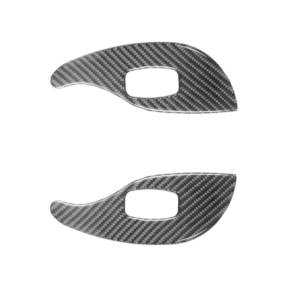 Carbon Fiber Red Automatic Gear Shift Panel Trim Sticker for Audi A4 S4 2005-08 v