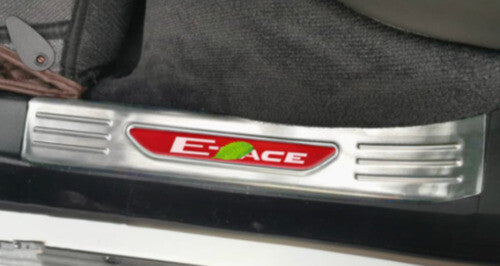Plate Protector Silver Titanium Inner Door Sill Scuff for Jaguar E-Pace 18-23 4X