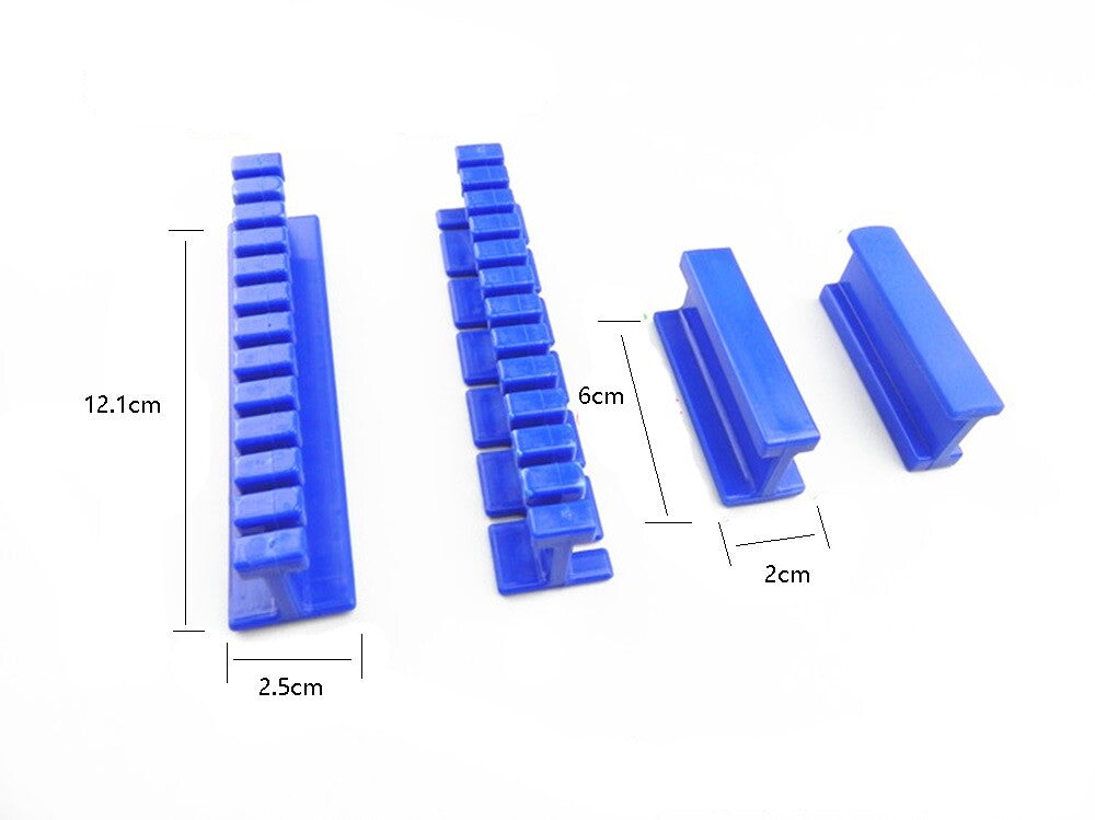 6pcs Blue Adhesive Glue Tabs Tools Kit Car dent repair glue label tool v