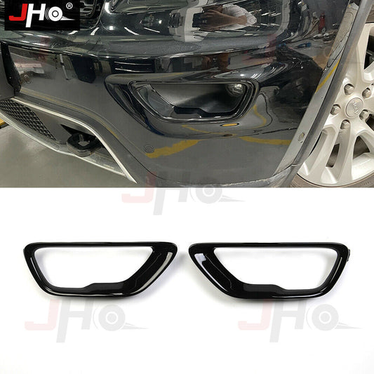Front Fog Light Cover Fog Lamp Trim Black Bezel Frame for Jeep Grand Cherokee US