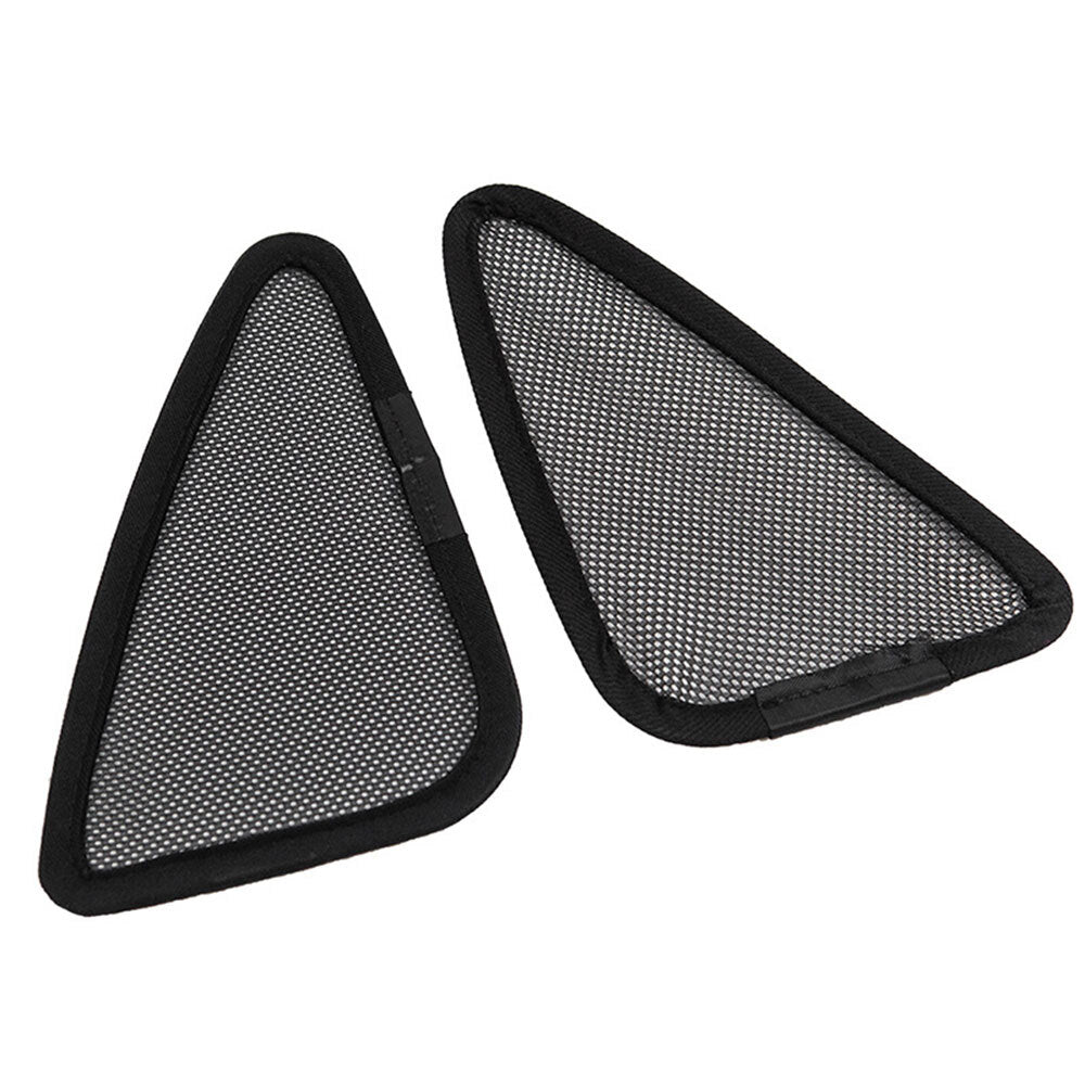2 X Shade Net Triangular Window Shade Suitable for 17-22 for Model Y Nylon Black - n