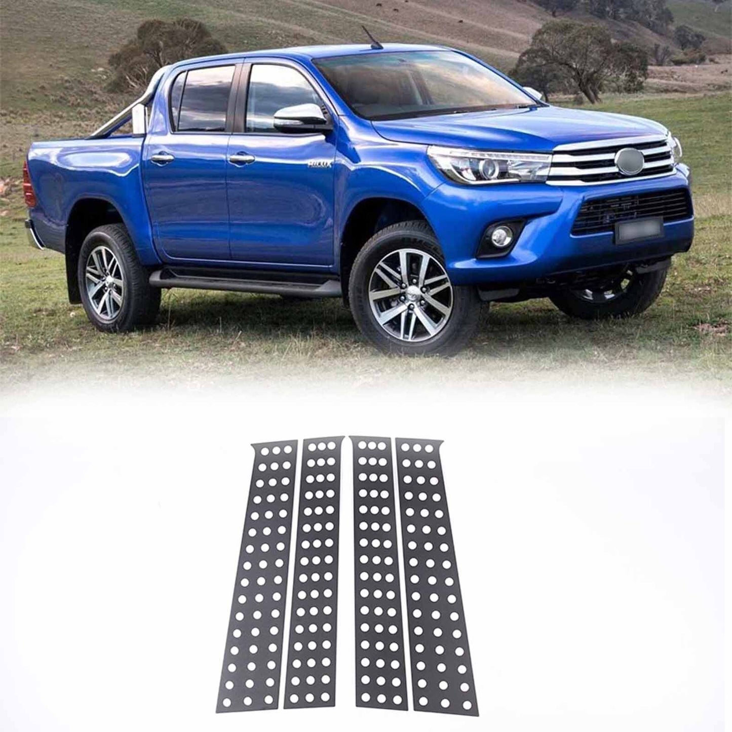 B-pillar protective cover for Hilux Revo 2015 - 2023 n