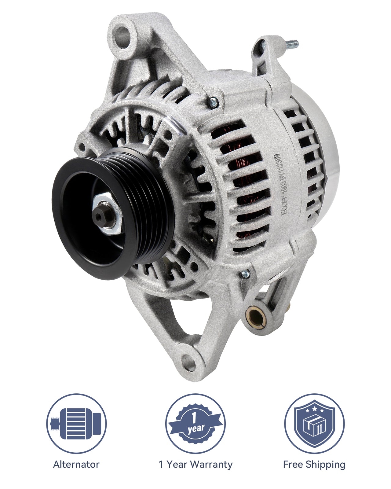 New Alternator 10463835 Fit for 1991-1998 for Jeep Cherokee Sport Utility L4 4.0L