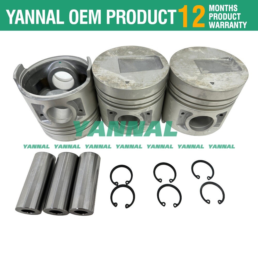 S3Q2 and S3Q2T piston ring cylinder liner kits are suitable for Caterpillar 303.5C-
