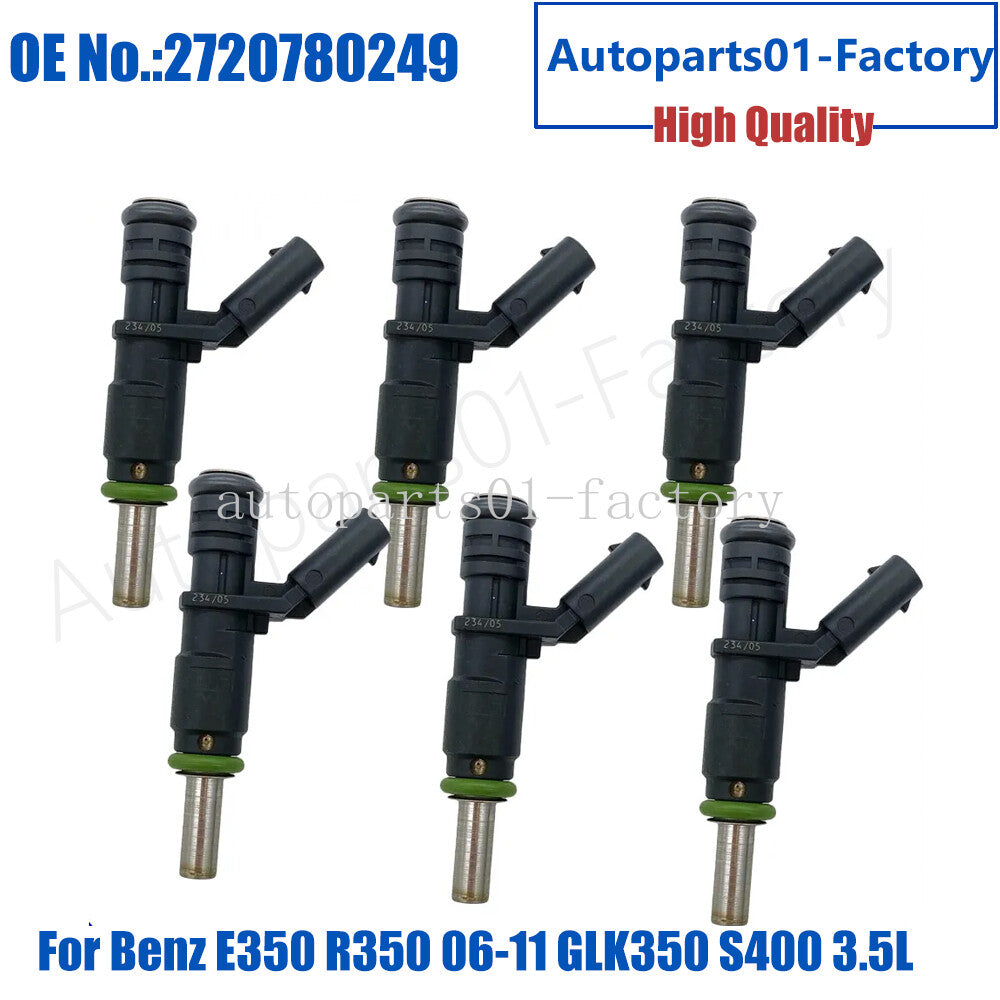 2720780249 Fuel Injectors for Mercedes-Benz E350 R350 06-11 GLK350 S400 3.5L