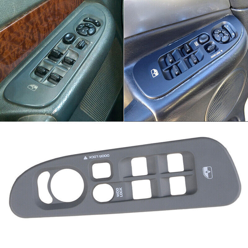 Suitable for 02-10 for Dodge for Ram 1500 2500 3500 door and window switch baffle main protective sleeve, gray JK- n