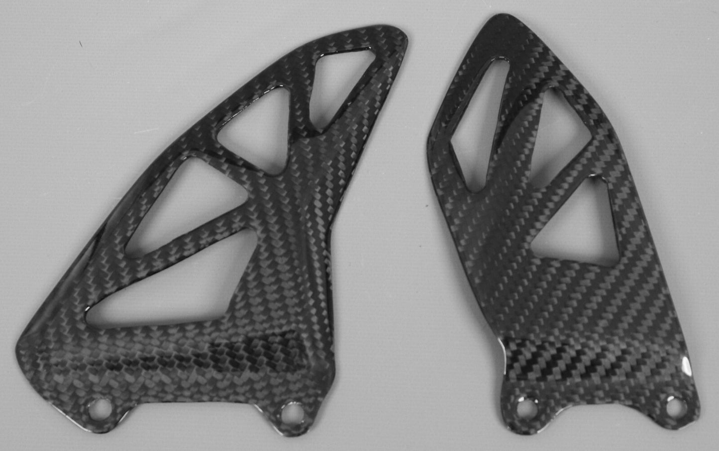 2017-2021 for Suzuki GSX-R1000 Heel Plates - 100% Carbon Fiber