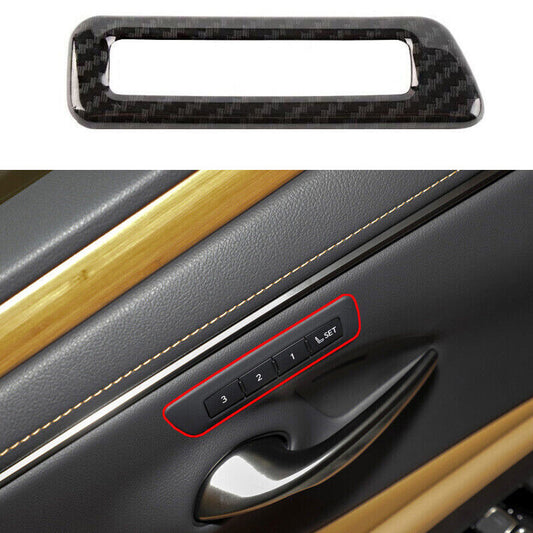 for Lexus ES250 300h 350 2019-2022 Carbon Fiber for Seat Memory Switch Frame Trim