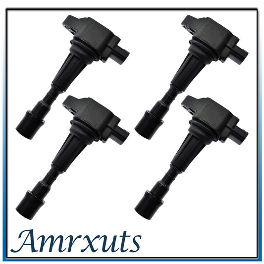 4-piece UF655 ignition coil for Mazda 2 2011-2014 1.5L L4 ZJ20-18-100 ZJ20-18-100A- n