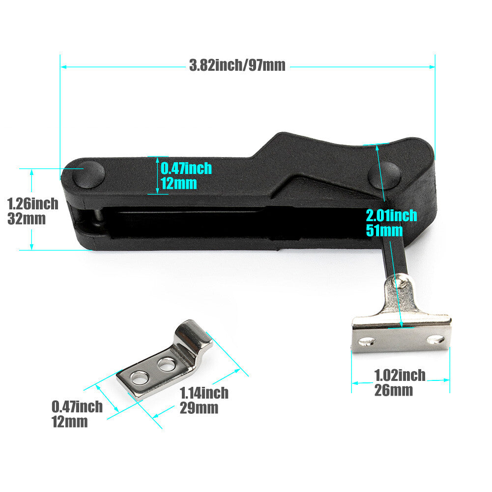 2-Piece Pre-Loading Storage Latch Rubber for Polaris Sportsman 450 570 850 Touring ETX
