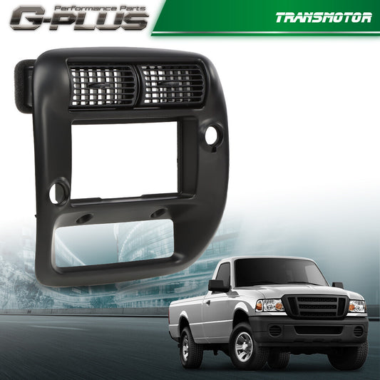 Fit For Explorer Ranger Center Dash Radio Panel AC Heater Vent Trim Black - v